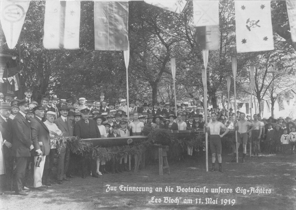 Bootstaufe 1919 Leo Bloch